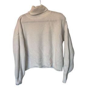 Hera Women's Ivory Turtleneck Sweater Size S